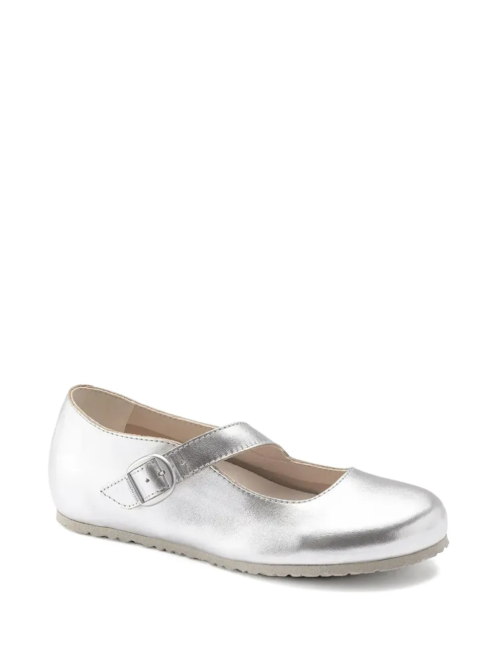 Birkenstock Tracy metallic ballet flats - Zilver