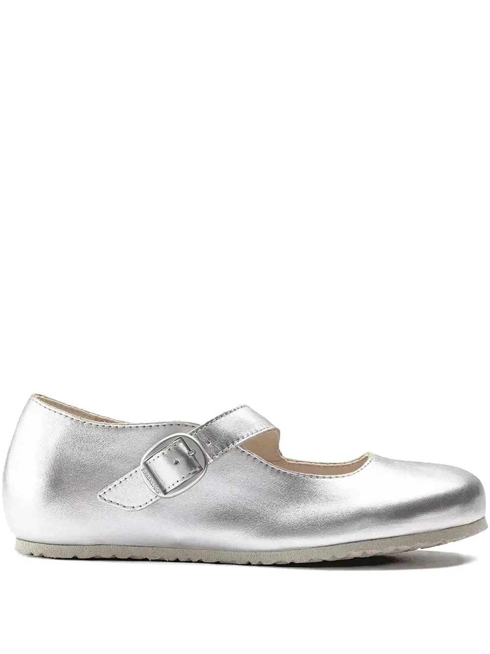 Birkenstock Tracy metallic ballet flats Silver