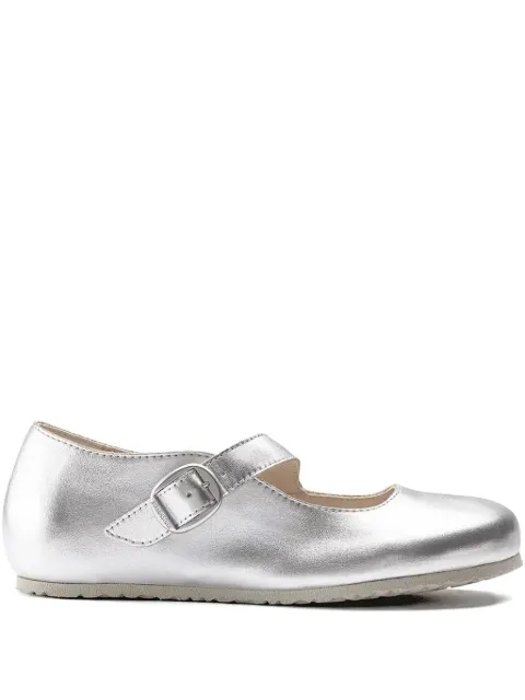 Birkenstock Tracy metallic ballerina's