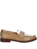 Clarks Originals two-tone leather loafers - Brown