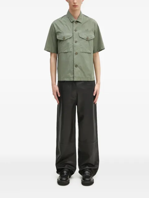 C.P. Company Popeline double-pocket short-sleeve shirt
