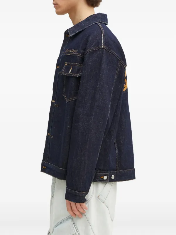 Billionaire Boys Club Embroidered Denim Jacket | Blue | FARFETCH