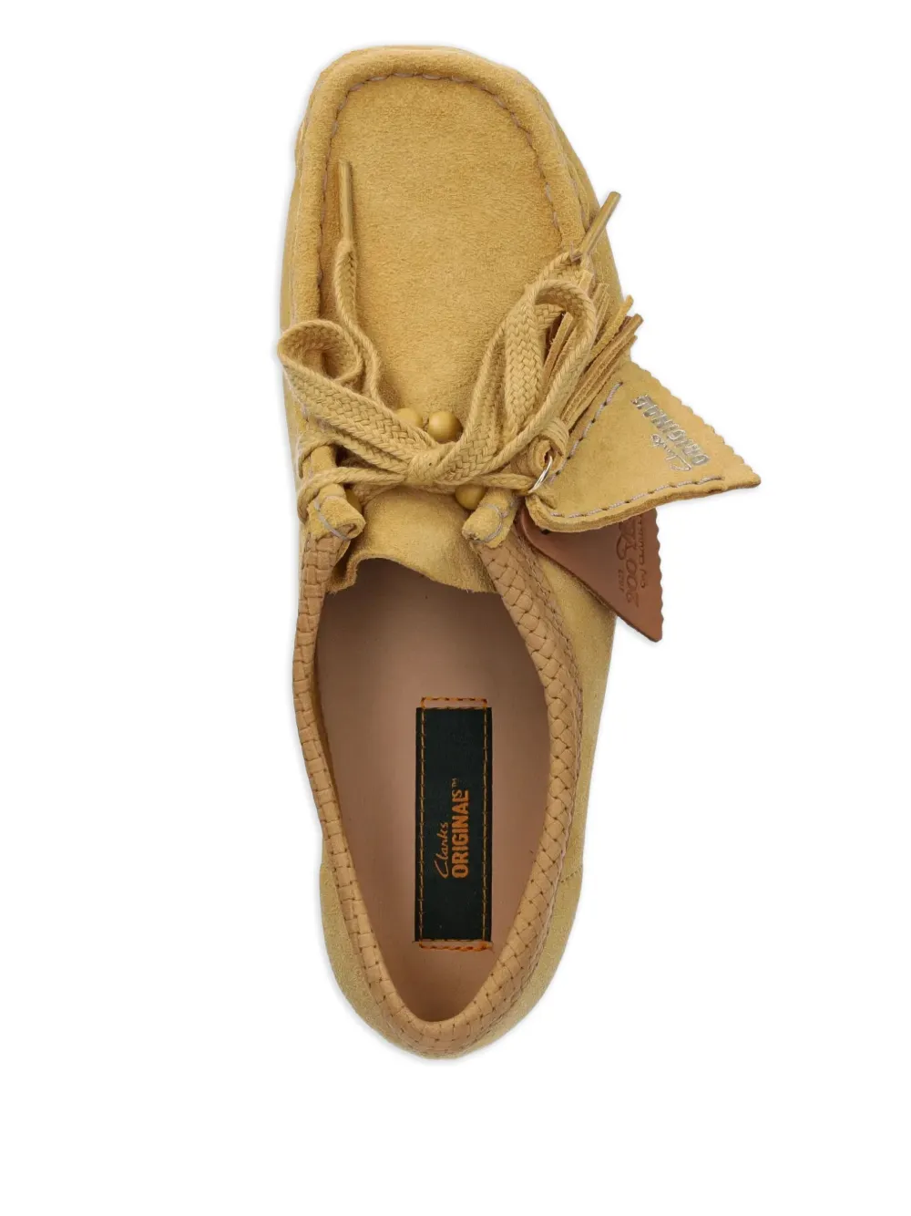 Clarks Originals leather shoes Yellow
