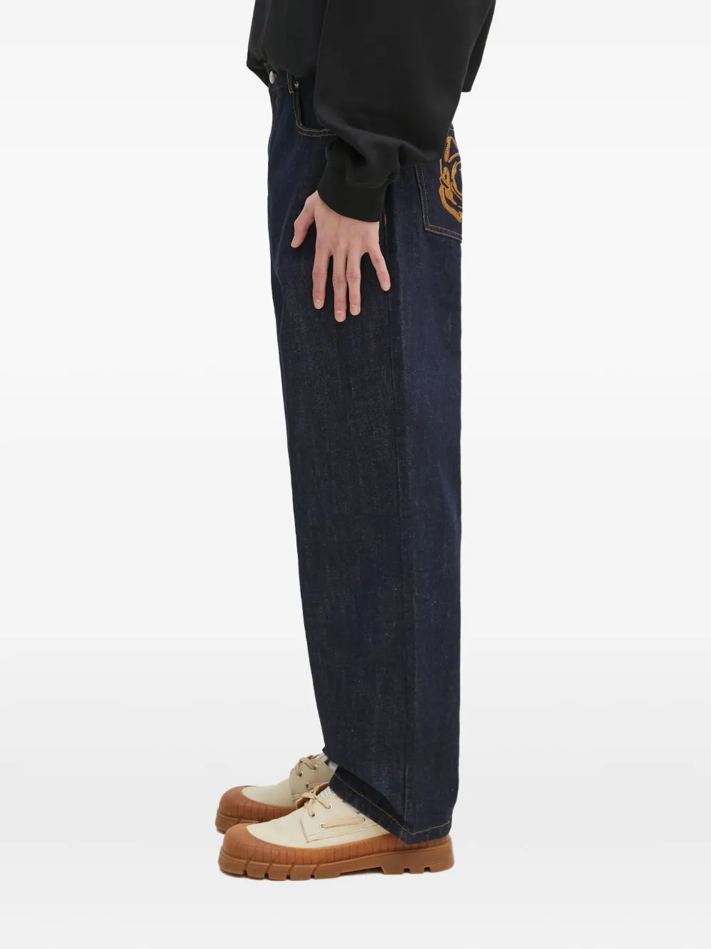 Billionaire Boys Club Astro jeans met geborduurde zakken Blauw