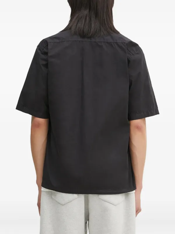 CP COMPANY|SHORT-SLEEVED SHIRTS (Popeline Pocket Shirts C.P. Company Popeline Pocket short-sleeve Shirt | Black