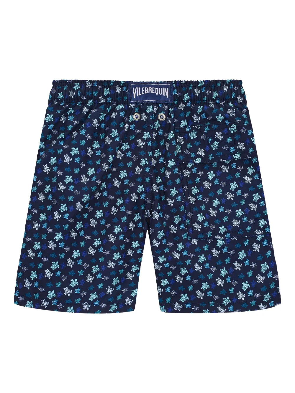 Vilebrequin Kids Ronde des Tortues zwembroek Blauw