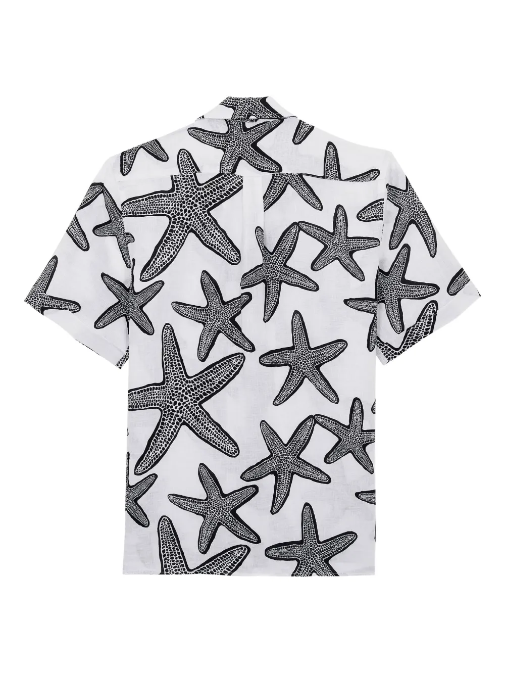 Vilebrequin Linnen bowlingshirt - Wit