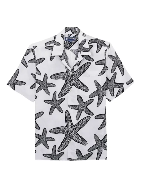 Vilebrequin linen bowling shirt