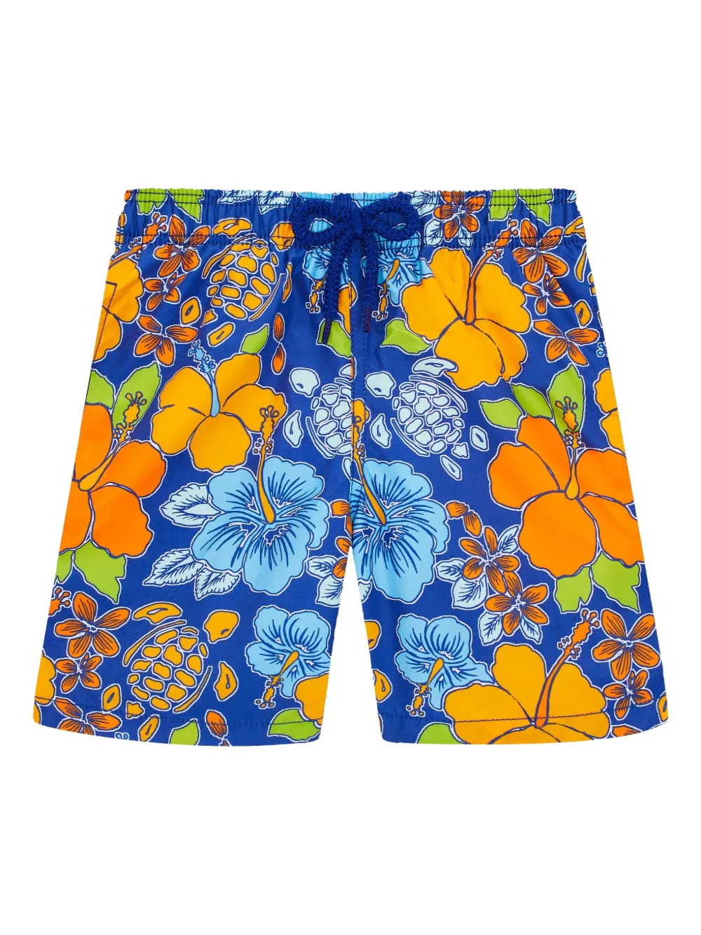 Vilebrequin Kids Tropical トランクス水着 - ブルー Vilebrequin Kids Tropical トランクス水着 - ブルー