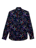 Vilebrequin Disco Stars-print shirt - Blue