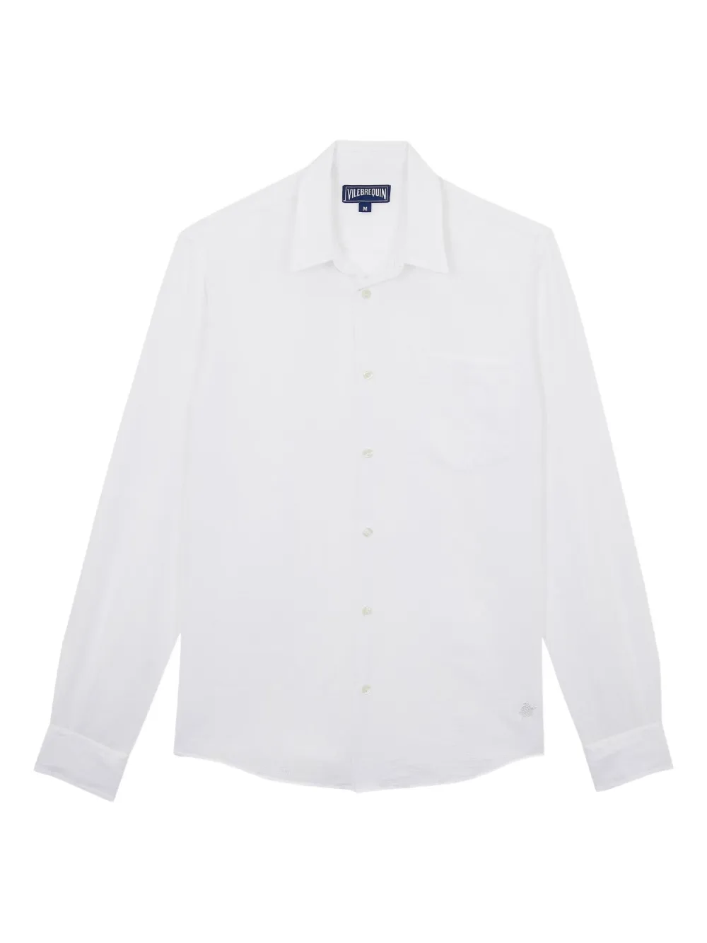 Vilebrequin camisa con bolsillo de parche | blanco | Image 1