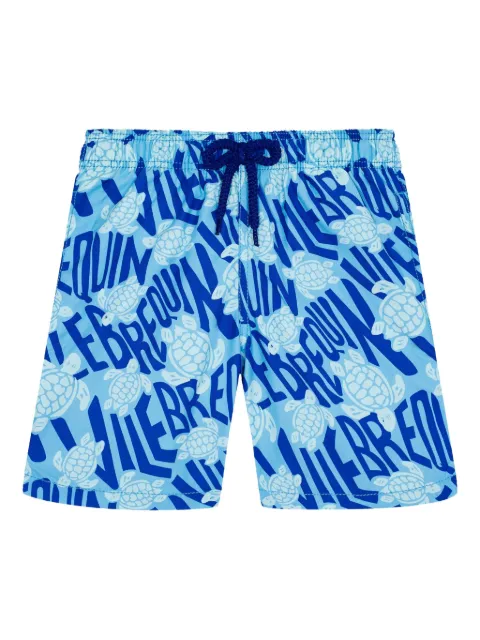 Vilebrequin Kids Ronde Des Tortues swim shorts