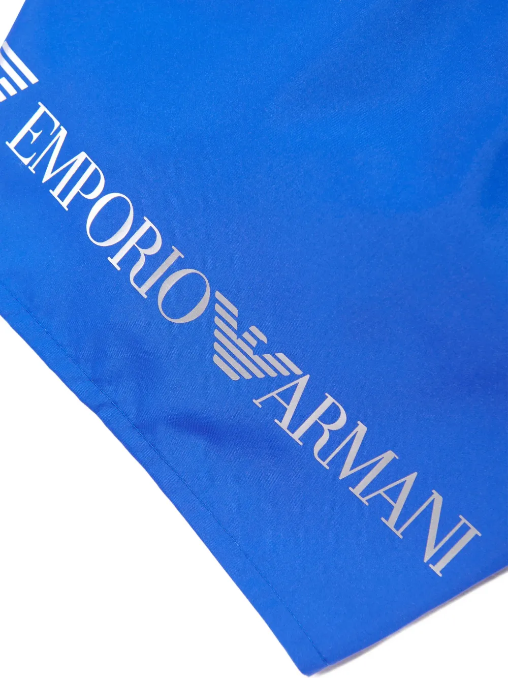 Emporio Armani Kids Zwembroek met logoprint Blauw