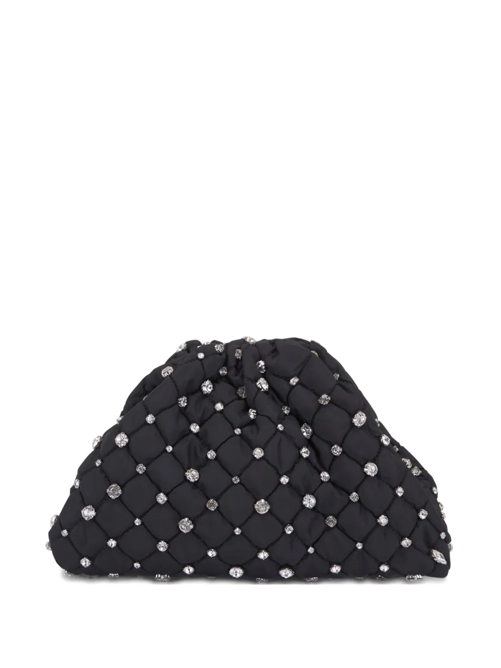 Maria La Rosa mini Game Strass clutch bag - ブラック Maria La Rosa mini Game Strass clutch bag - ブラック