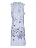 Lela Rose striped dress - Blue