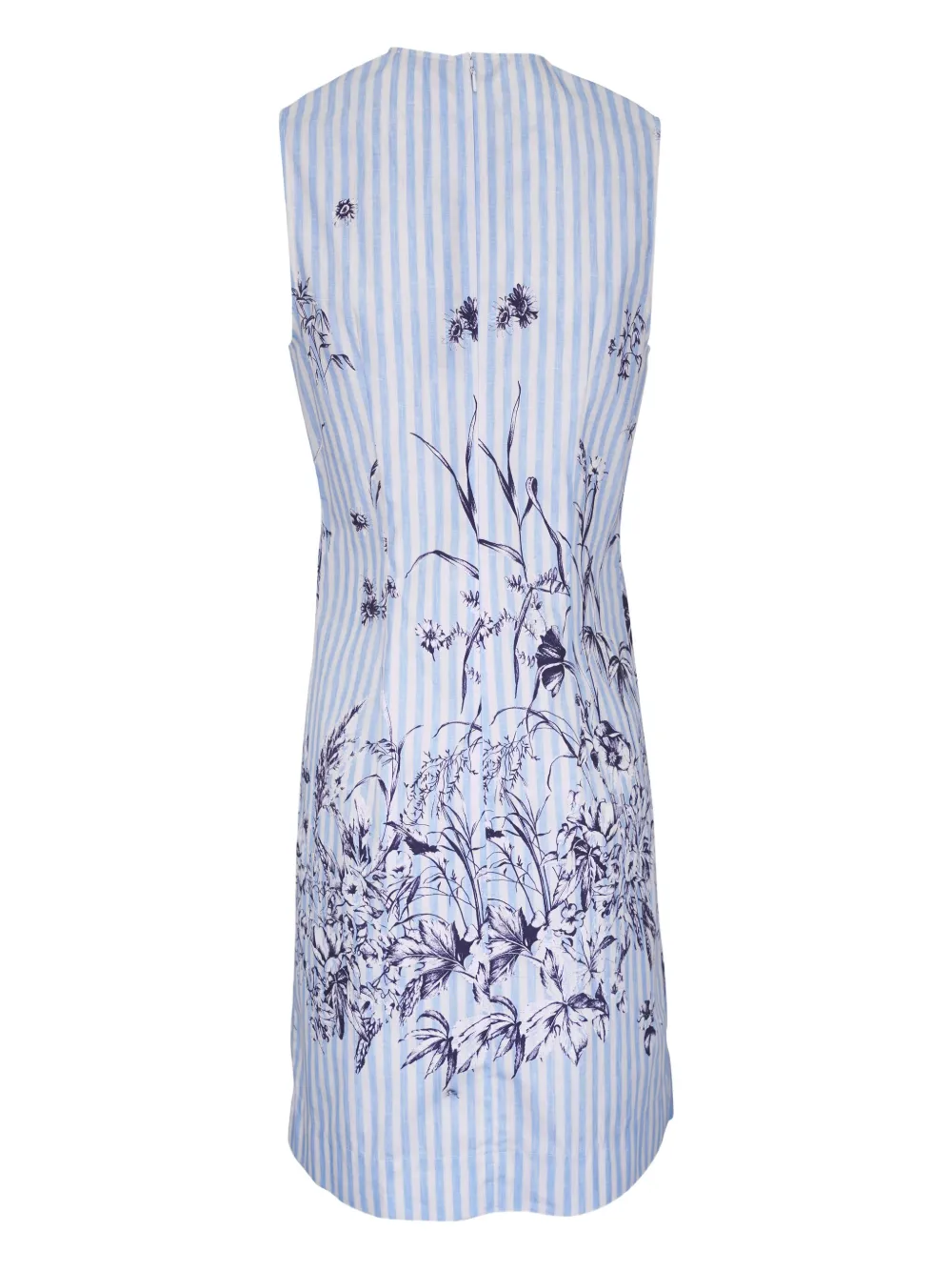 Lela Rose striped dress - Blauw