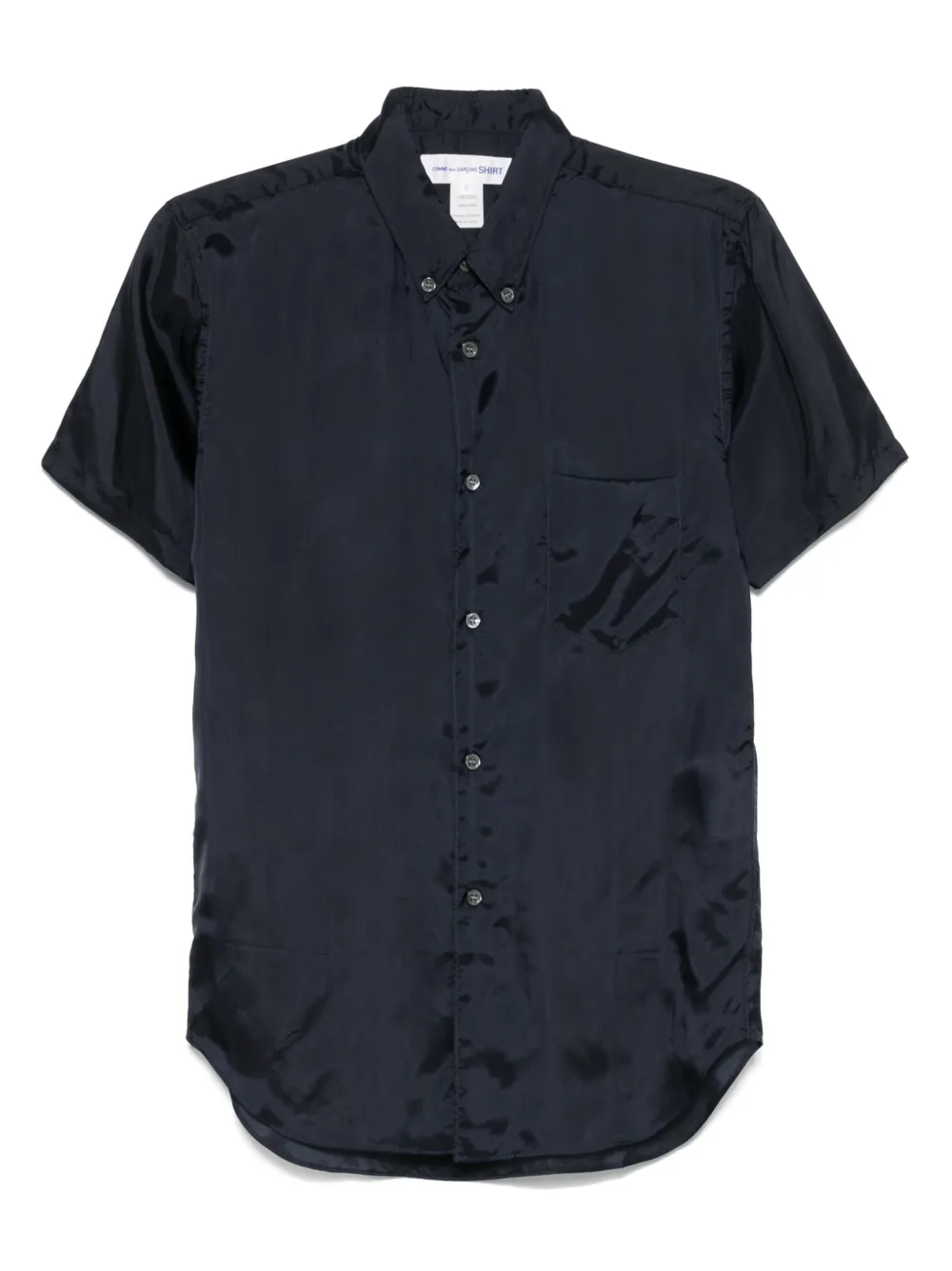 Comme Des Garçons Shirt Satijnen overhemd Blauw