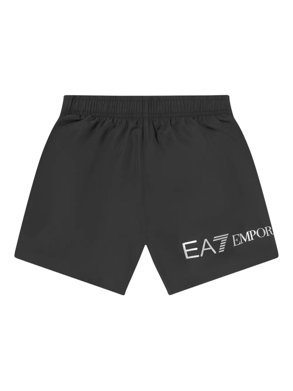 Emporio Armani Kids logo-print swim shorts - ブラック Emporio Armani Kids logo-print swim shorts - ブラック