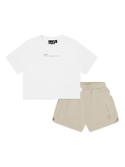 Emporio Armani Kids Shorts-Set mit Logo-Stickerei