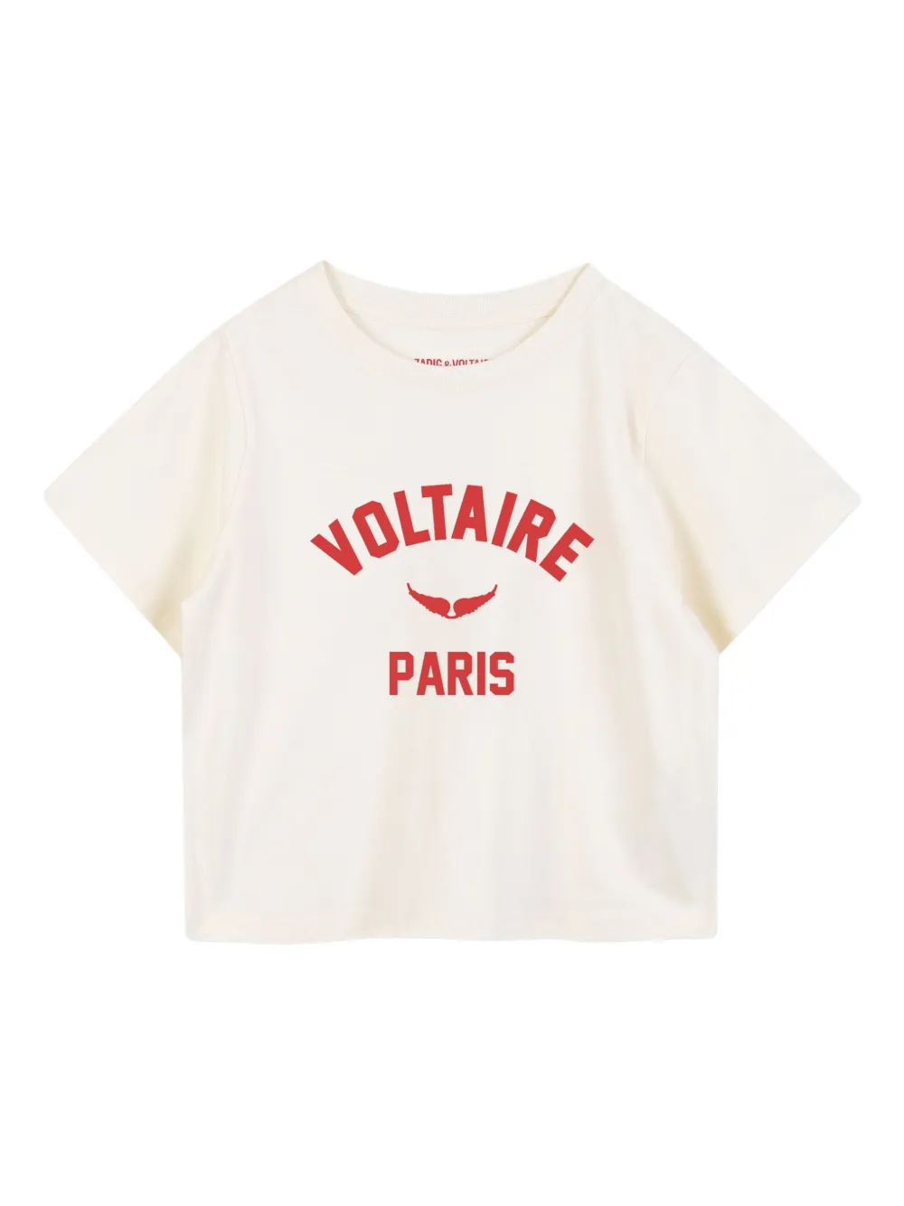 Zadig & Voltaire Kids T-shirt met logoprint Wit