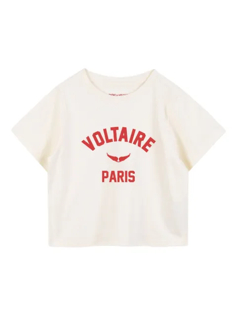 Zadig & Voltaire Kids logo-print t-shirt