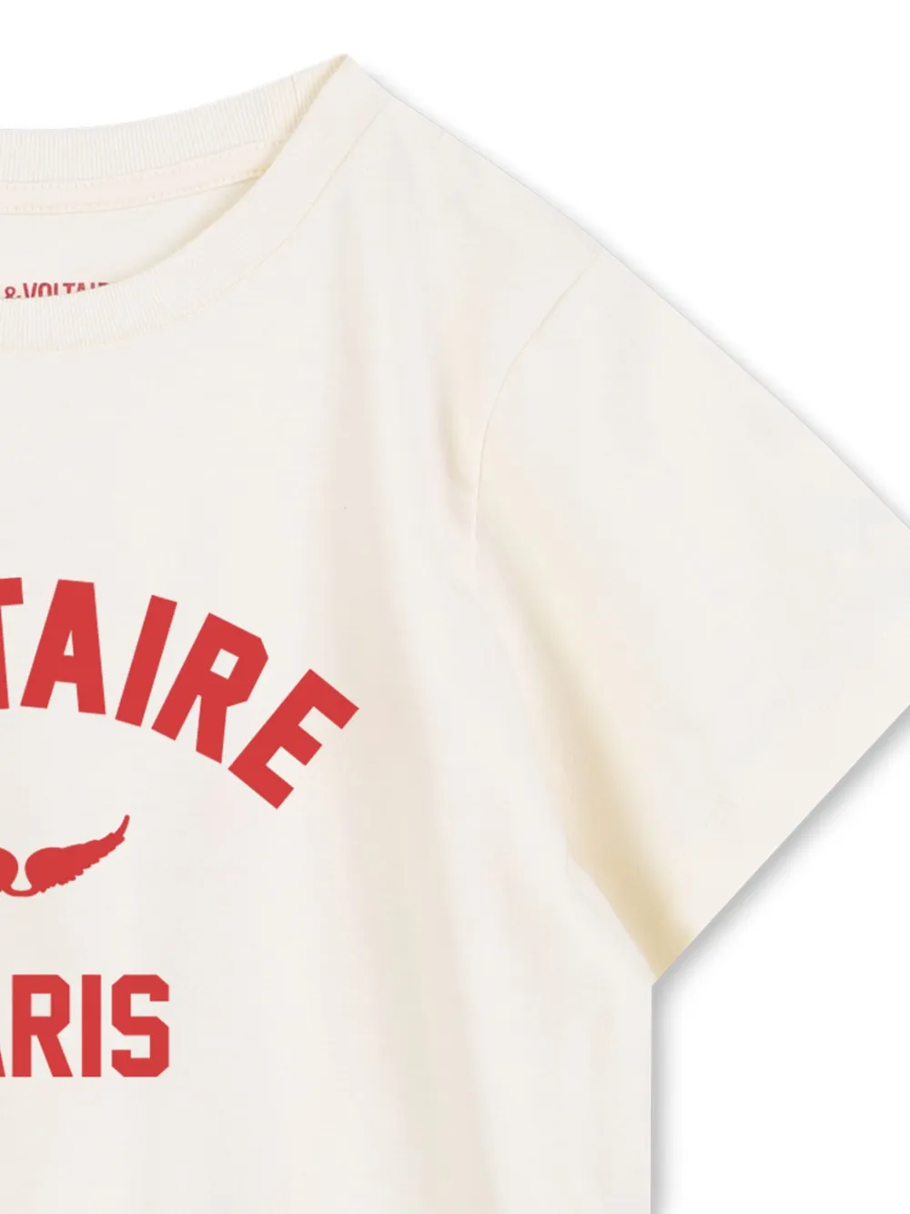 Zadig & Voltaire Kids T-shirt met logoprint Wit