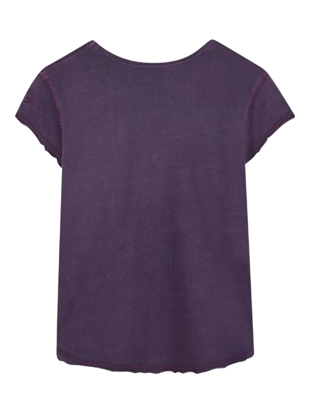 Zadig & Voltaire Kids T-shirt met korte mouwen Paars