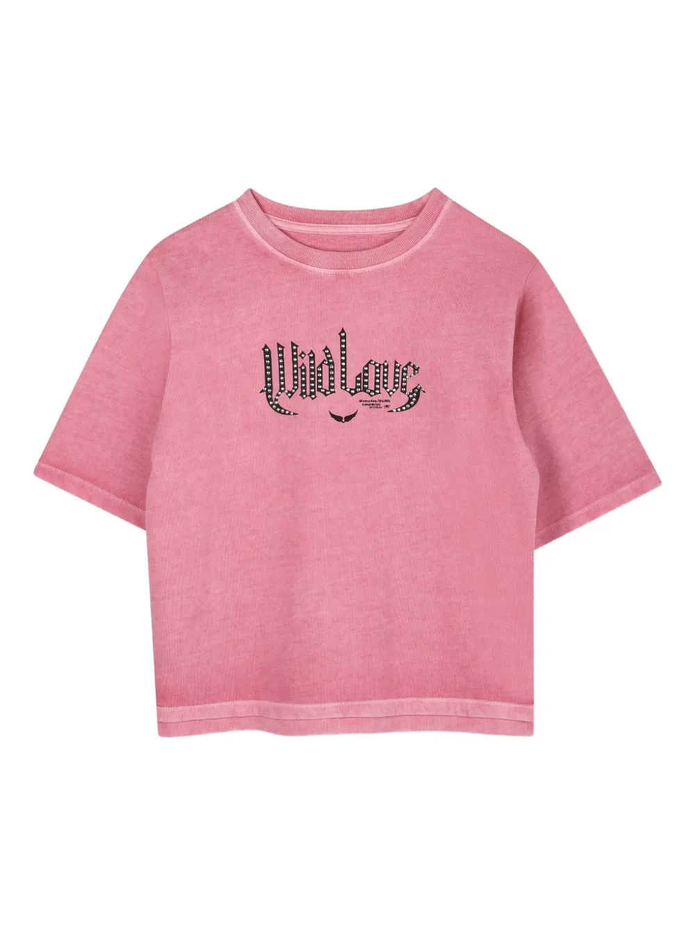 Zadig & Voltaire Kids T-shirt met print Roze