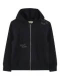 Zadig & Voltaire Kids zip-up hoodie - Black