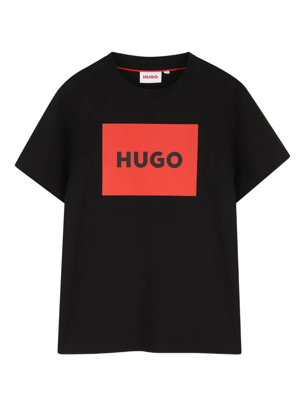 HUGO KIDS T-shirt met logo Zwart