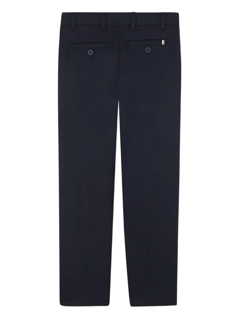 Boss Kidswear Flat-front Trousers - Blue 