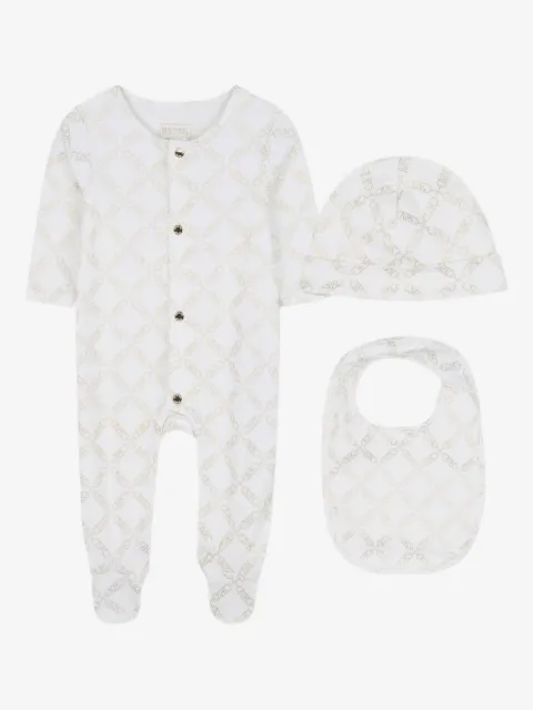Michael Kors Kids MK Empire-pattern babygrow set