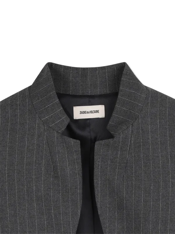 Zadig & Voltaire Kids ピンストライプ ジャケット | グレー | FARFETCH JP