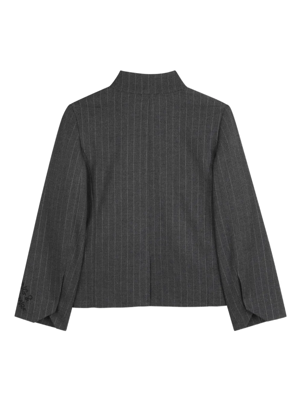 Zadig & Voltaire Kids Blazer met krijtstreep Grijs