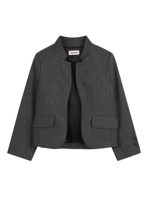 Zadig & Voltaire Kids pinstripe-print blazer