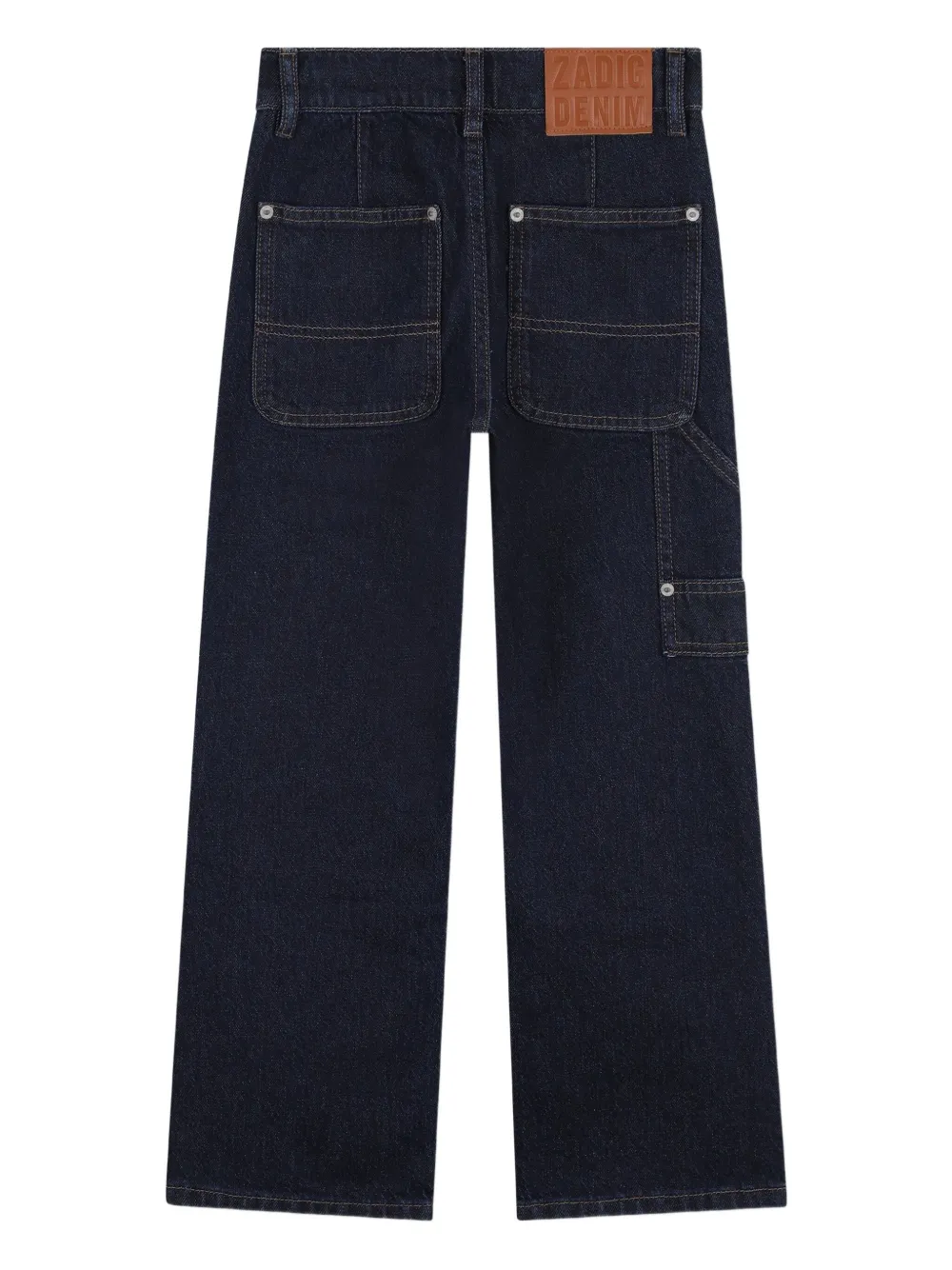 Zadig & Voltaire Kids Jeans met cargo zak RAW DENIM