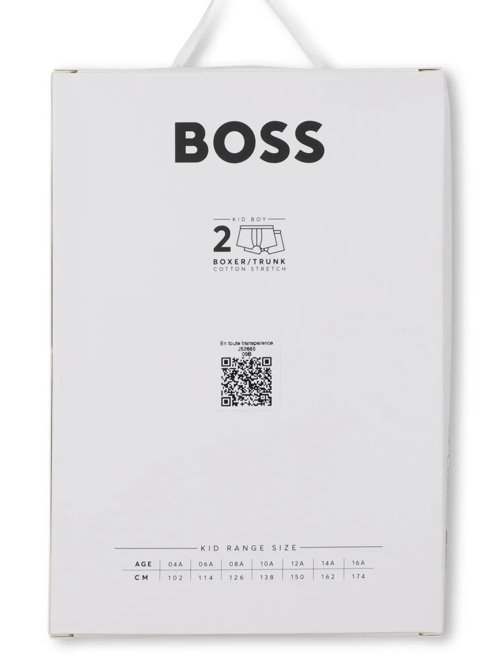 BOSS Kidswear Twee boxershorts met logoband Zwart