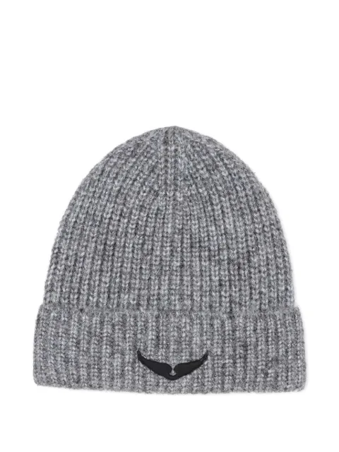 Zadig & Voltaire Kids Beanie aus geripptem Strick