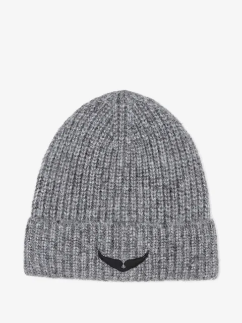 Zadig & Voltaire Kids ribbed knit beanie