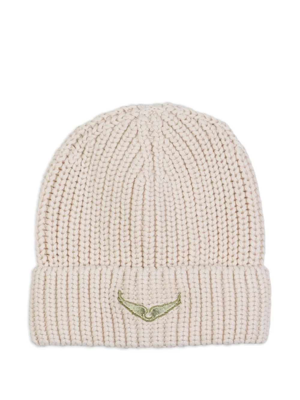 Zadig & Voltaire Kids Gebreide muts Beige