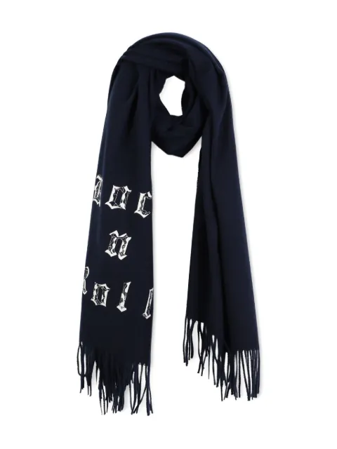 Zadig & Voltaire Kids وشاح بشراشيب وطبعة 'روك آند رول'
