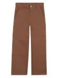 Zadig & Voltaire Kids patch-pocket trousers - Brown
