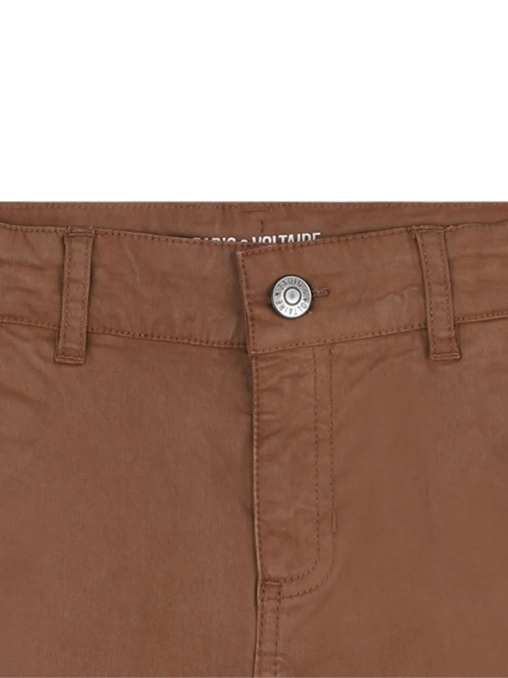 Zadig & Voltaire Kids Broek met opgestikte zak Bruin
