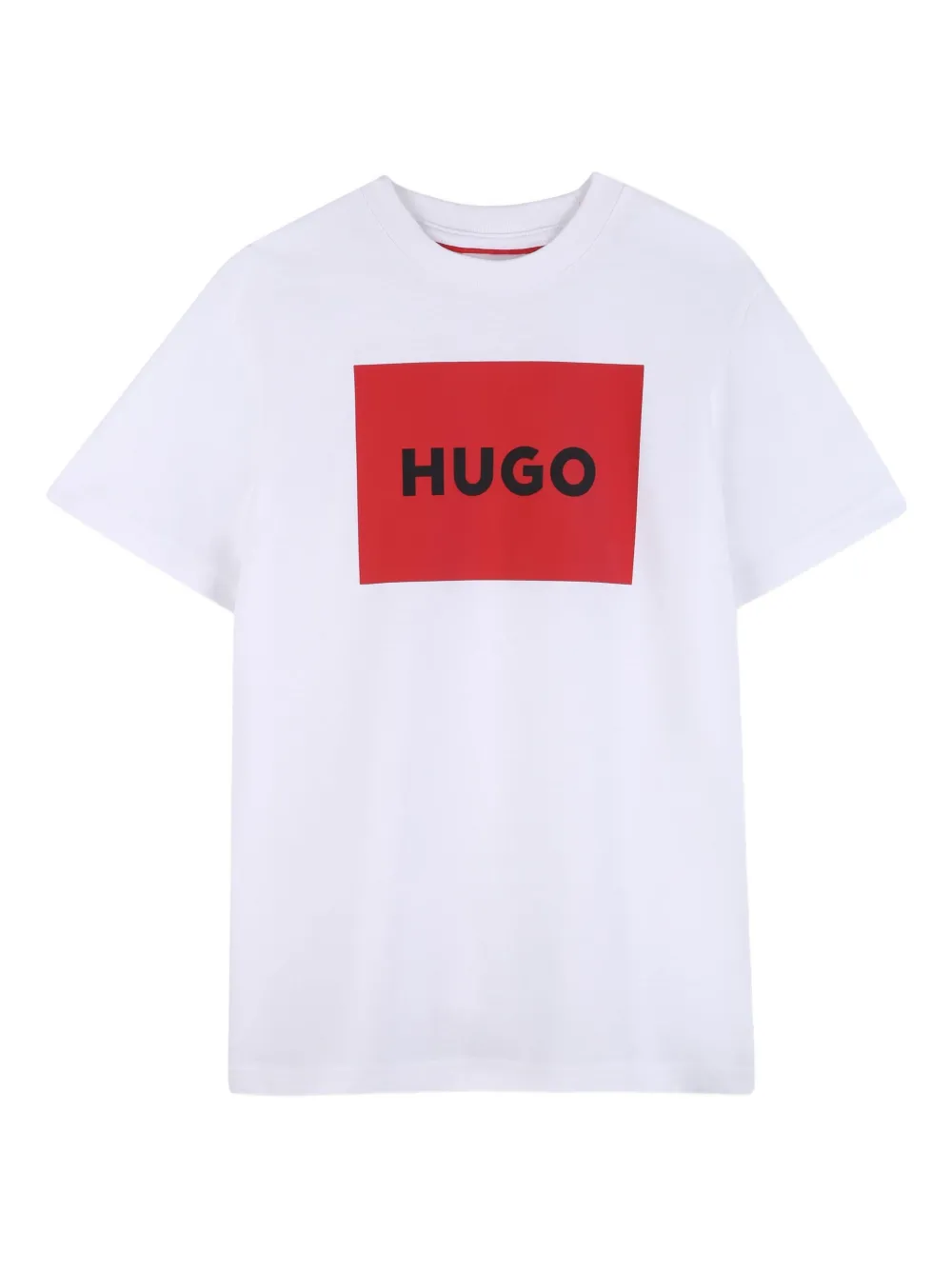 HUGO KIDS T-shirt met logo Wit
