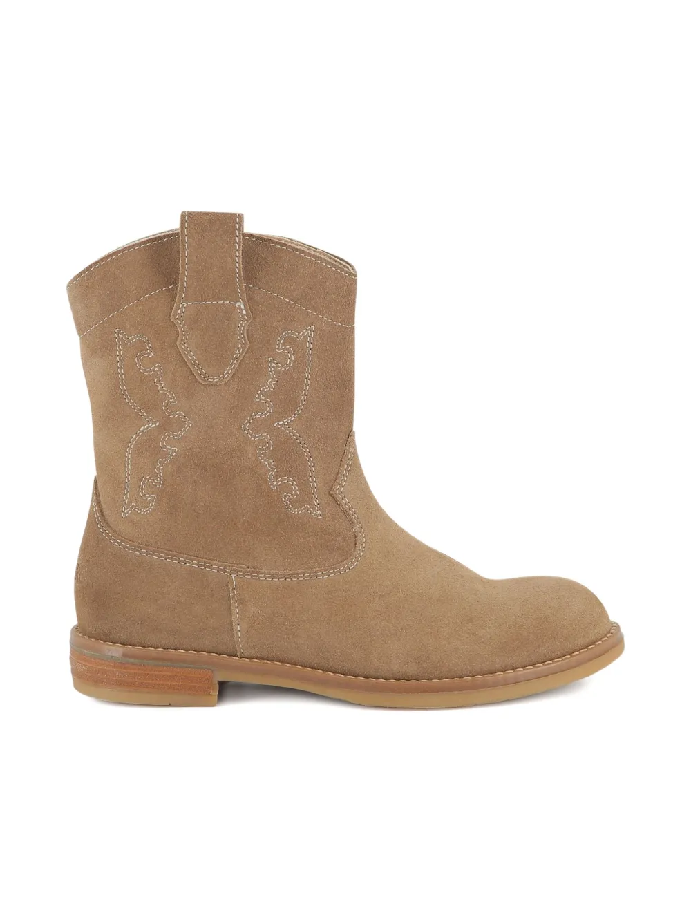 Zadig & Voltaire Kids suede ankle boots Brown
