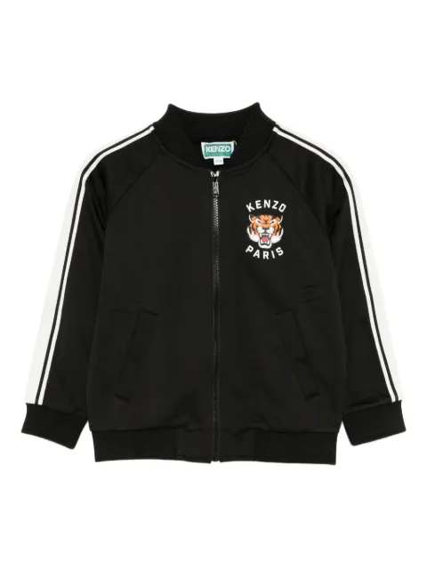 Kenzo Kids толстовка на молнии с принтом