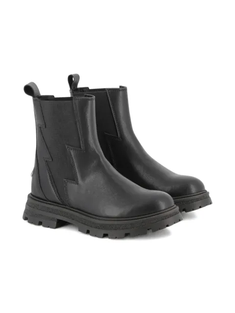 Zadig & Voltaire Kids lightning bolt ankle boots