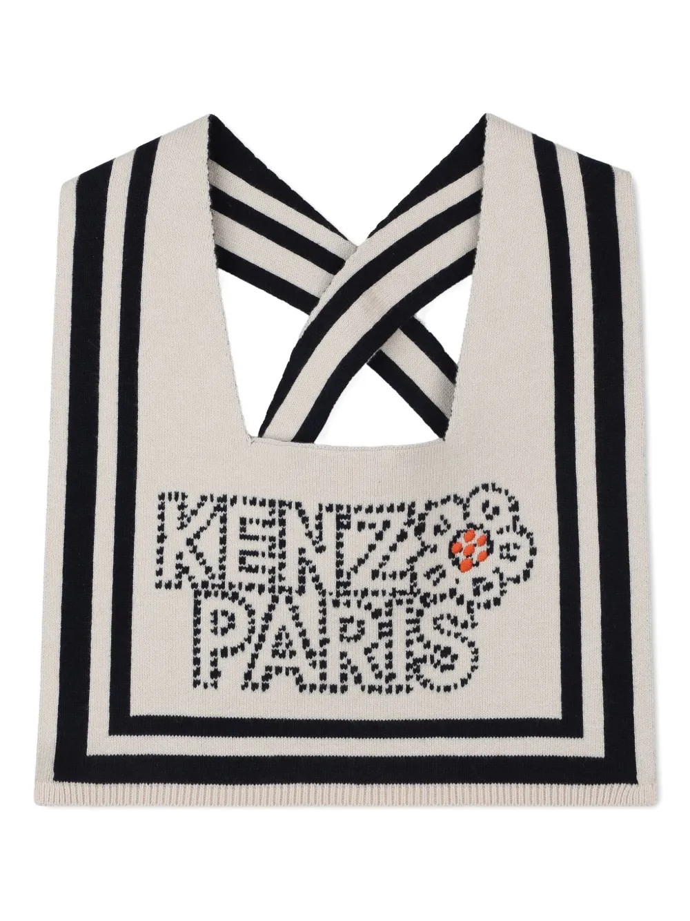 Kenzo Kids Intarsia sjaal Beige