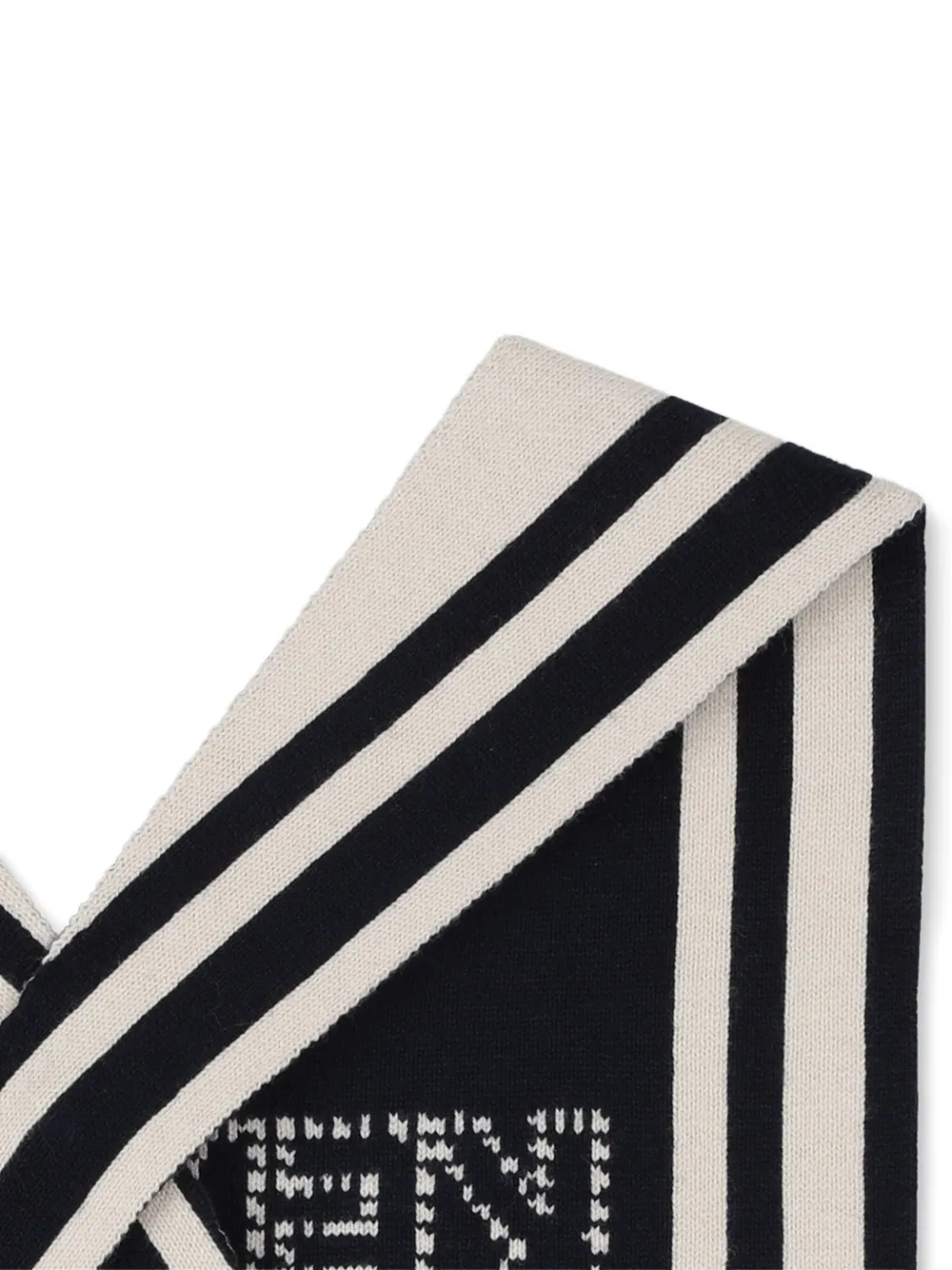 Kenzo Kids Intarsia sjaal Beige