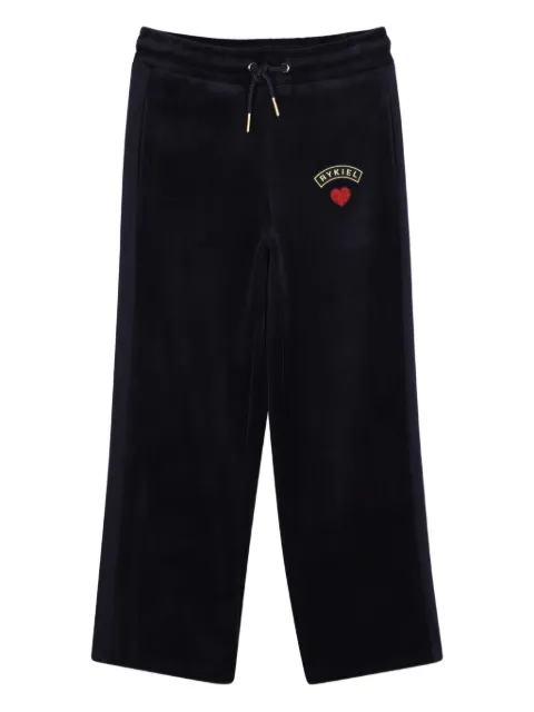 SONIA RYKIEL ENFANT Calça esportiva com bordado de coração